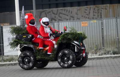 Motomikołaje dały pozytywnego czadu, wielka parada w Krakowie - zdjęcie 22