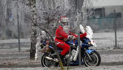 Motomikołaje dały pozytywnego czadu, wielka parada w Krakowie - zdjęcie 18