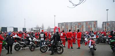 Motomikołaje dały pozytywnego czadu, wielka parada w Krakowie - zdjęcie 35