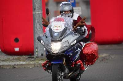 Motomikołaje dały pozytywnego czadu, wielka parada w Krakowie - zdjęcie 16