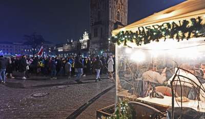 Jeśli Ukraina upadnie, Europa nie przetrwa. Manifestacja w Krakowie - zdjęcie 7
