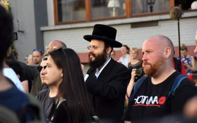 Środa wieczorem przed synagogą Izaaka - zdjęcie 26