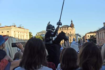 Niezłe popisy w centrum Krakowa. Mogło zakręcić się w głowie - zdjęcie 30