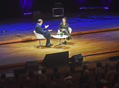 Fascynujące spotkanie w Krakowie z Olgą Tokarczuk (fot. Marek Lasyk) - zdjęcie 9