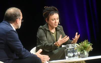 Fascynujące spotkanie w Krakowie z Olgą Tokarczuk (fot. Marek Lasyk) - zdjęcie 7