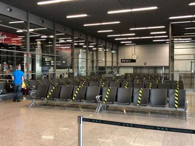 Pierwsi pasażerowie w Balicach, specjalny ceremoniał (1 czerwca 2020) - zdjęcie 11