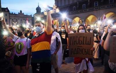 Wolność dla Białorusi. Kraków przeciwko krwawemu reżimowi - zdjęcie 31