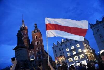 Wolność dla Białorusi. Kraków przeciwko krwawemu reżimowi - zdjęcie 24