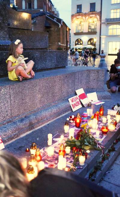 Wolność dla Białorusi. Kraków przeciwko krwawemu reżimowi - zdjęcie 15