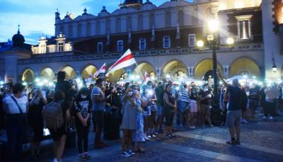 Wolność dla Białorusi. Kraków przeciwko krwawemu reżimowi - zdjęcie 26