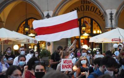 Wolność dla Białorusi. Kraków przeciwko krwawemu reżimowi - zdjęcie 4