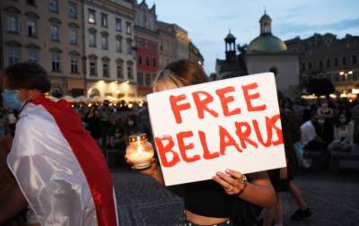 Wolność dla Białorusi. Kraków przeciwko krwawemu reżimowi - zdjęcie 14