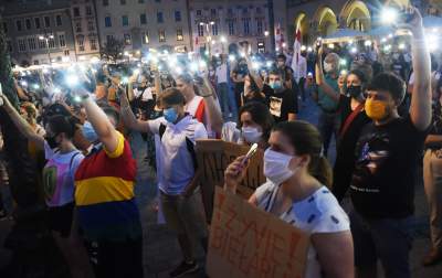 Wolność dla Białorusi. Kraków przeciwko krwawemu reżimowi - zdjęcie 35