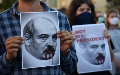 Kraków wspiera Białoruś! Kolejna manifestacja na Rynku Głównym - zdjęcie 60