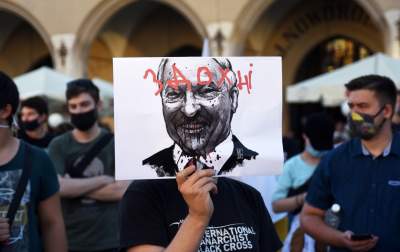 Kraków wspiera Białoruś! Kolejna manifestacja na Rynku Głównym - zdjęcie 25