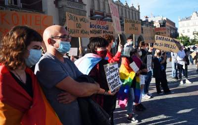 "Strefa wolna od kurator Barbary Nowak". Protest w Krakowie - zdjęcie 10