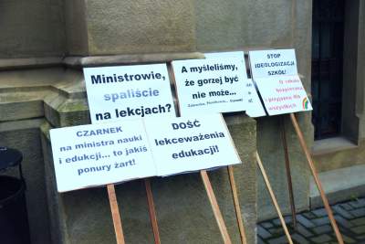 "Myśleliśmy, że gorzej nie będzie". Protest przeciwko ministrowi - zdjęcie 12