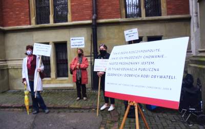 "Myśleliśmy, że gorzej nie będzie". Protest przeciwko ministrowi - zdjęcie 6