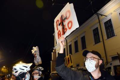 Cichy protest na Franciszkańskiej 3   (2 listopada 2020, fot. Marek Lasyk) - zdjęcie 25