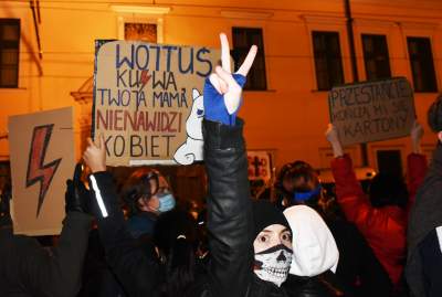 Cichy protest na Franciszkańskiej 3   (2 listopada 2020, fot. Marek Lasyk) - zdjęcie 27