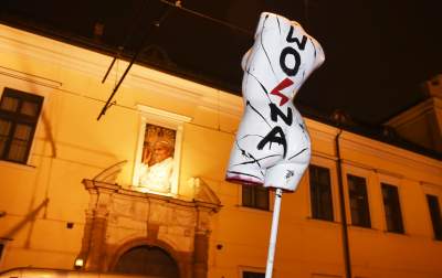 Cichy protest na Franciszkańskiej 3   (2 listopada 2020, fot. Marek Lasyk) - zdjęcie 16