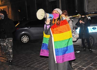 Manifestacja solidarnościowa z szykanowanymi dziennikarzami - zdjęcie 31