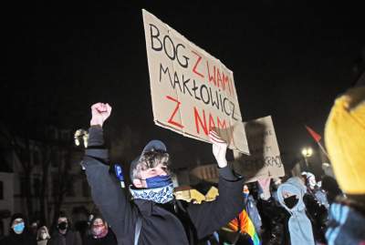 Manifestacja solidarnościowa z szykanowanymi dziennikarzami - zdjęcie 21