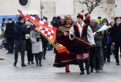 Orszak Trzech Króli w reżimie sanitarnym, fot. Marek Lasyk - zdjęcie 5