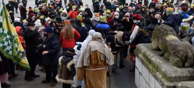 Orszak Trzech Króli w reżimie sanitarnym, fot. Marek Lasyk - zdjęcie 2