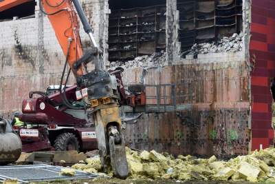 Tyle zostało z miejskiego archiwum. Zaczęła się rozbiórka (14.04.2021) - zdjęcie 10