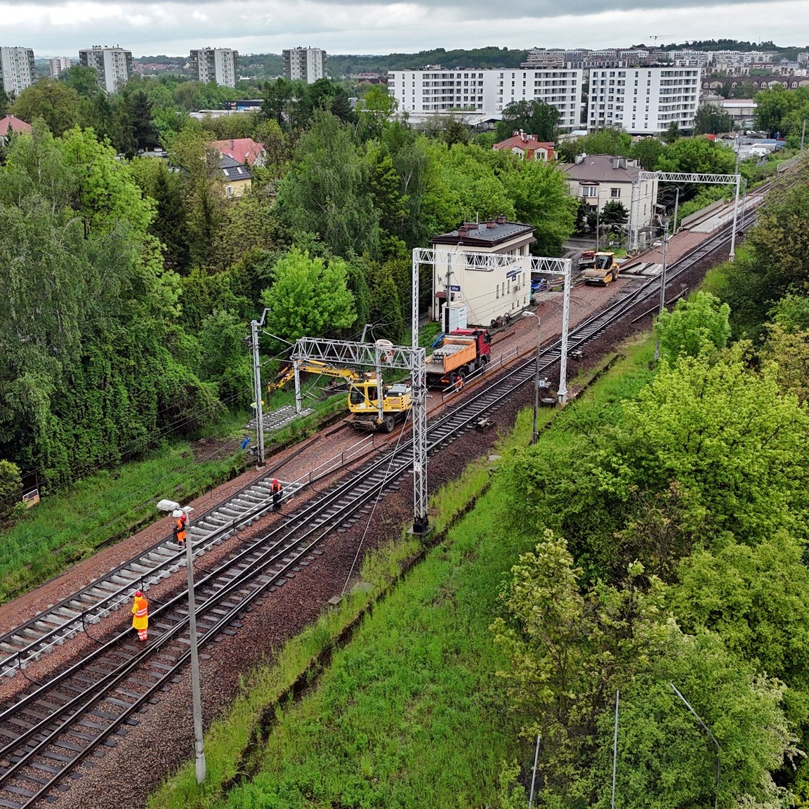 Remont torów kolejowych w Krakowie. "Zapewni większą niezawodność"