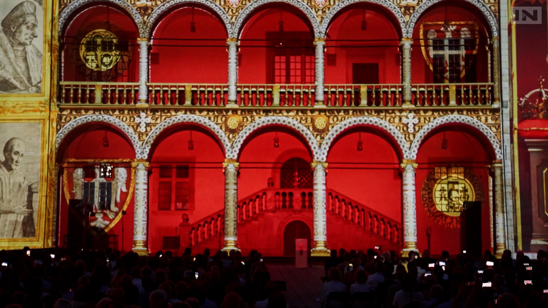 Imponujące mappingi na Zamku Królewskim na Wawelu, wyjątkowe pokazy