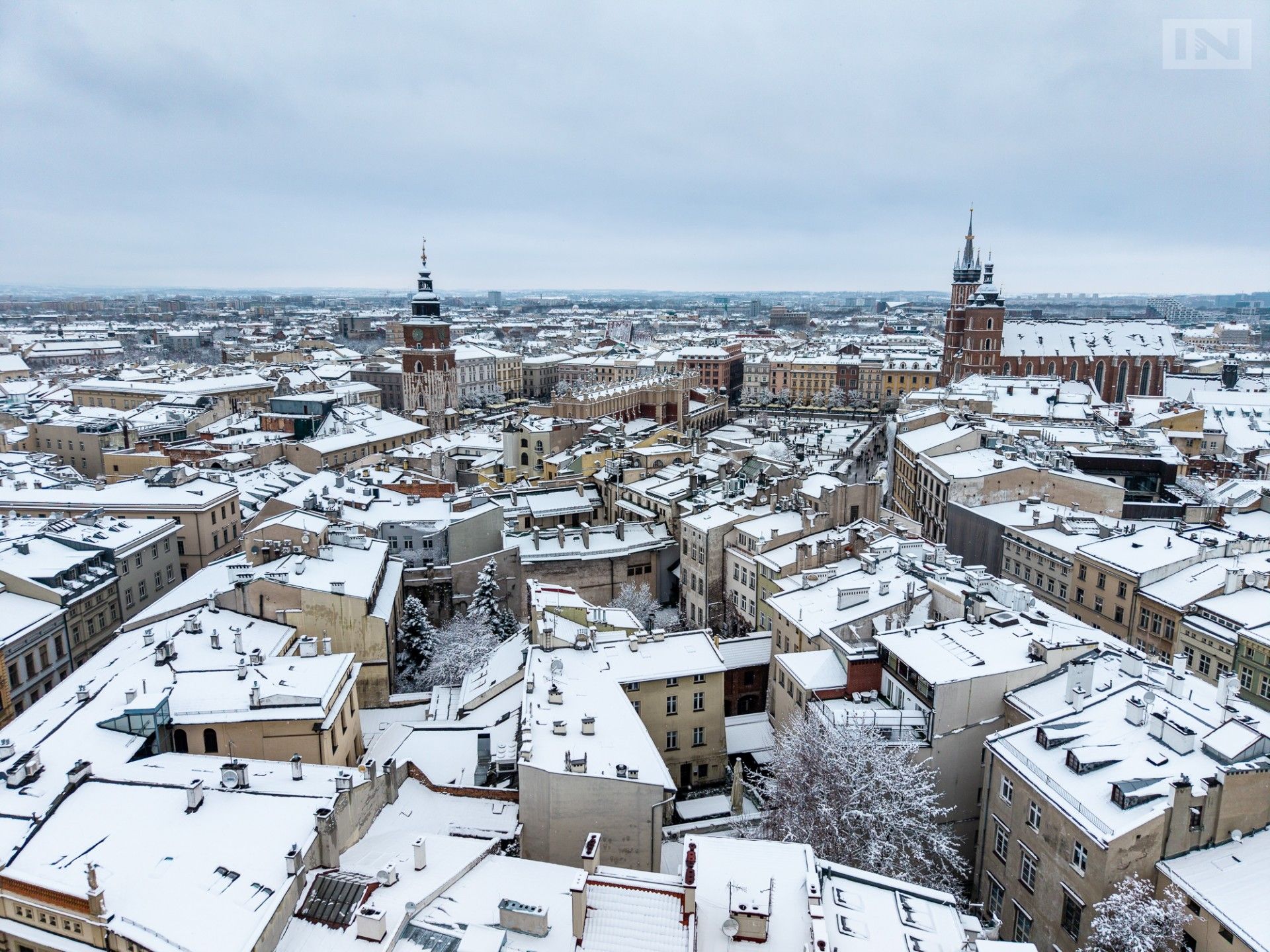 Ostrzeżenie pierwszego stopnia dla Krakowa, bardzo zimo
