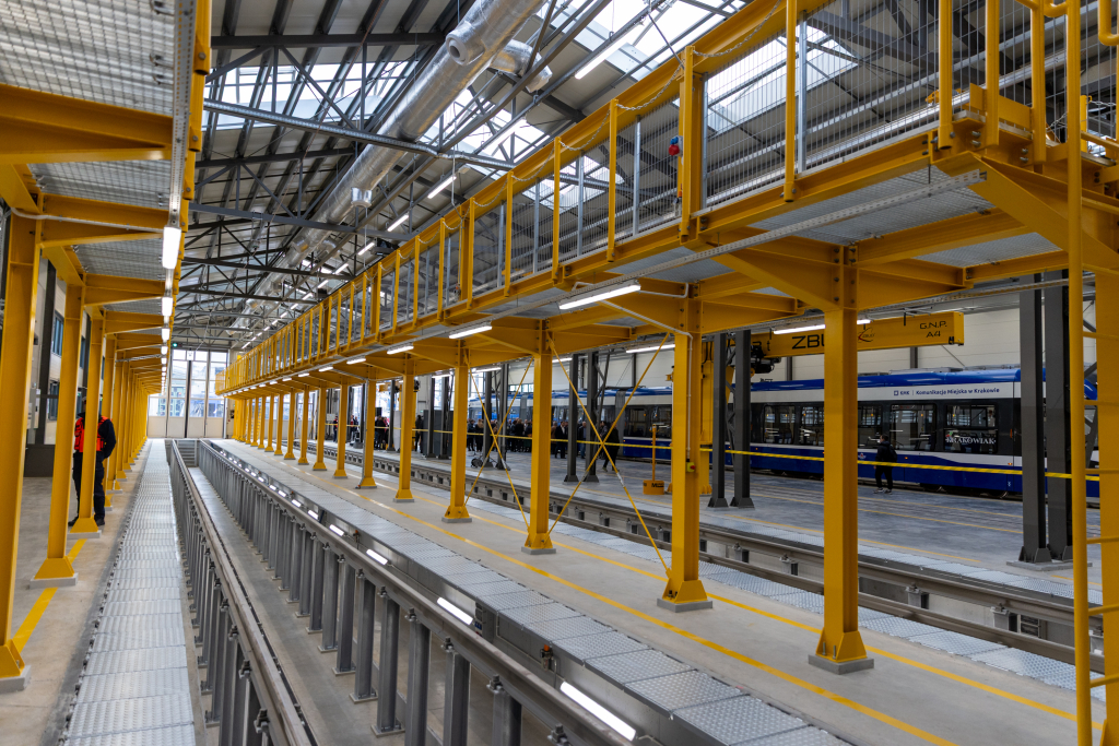 Zajezdnia Nowa Huta przy Ujastek po remoncie. Będzie obsługiwać nowe tramwaje