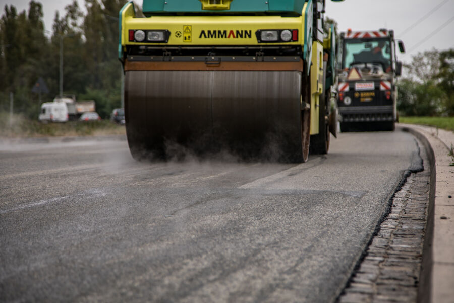 Utrudnienia na przebudowywanym skrzyżowaniu ulic Centralnej i Nowohuckiej