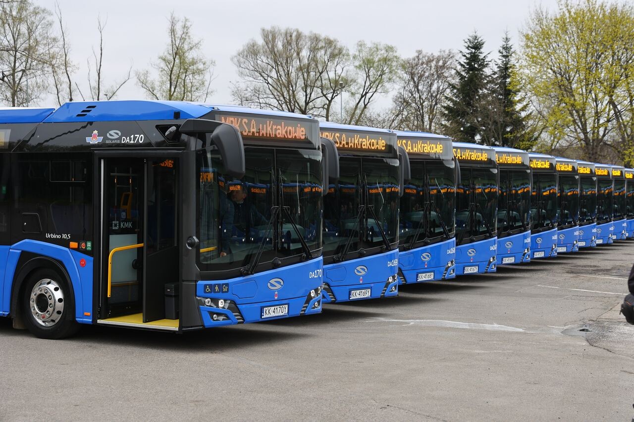 48 nowych autobusów już wozi mieszkańców Krakowa. Bardzo nowoczesne