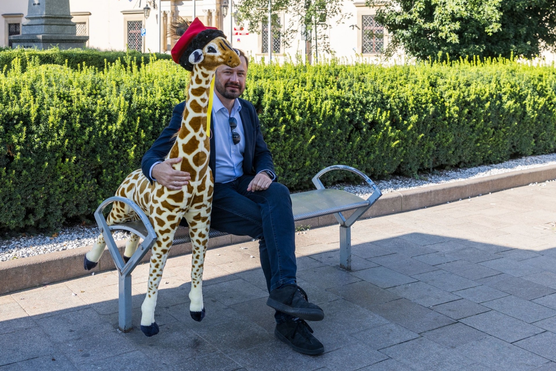 Poszukiwania zaginionej żyrafy ze szpitala zakończone. Pomógł prezydent Krakowa