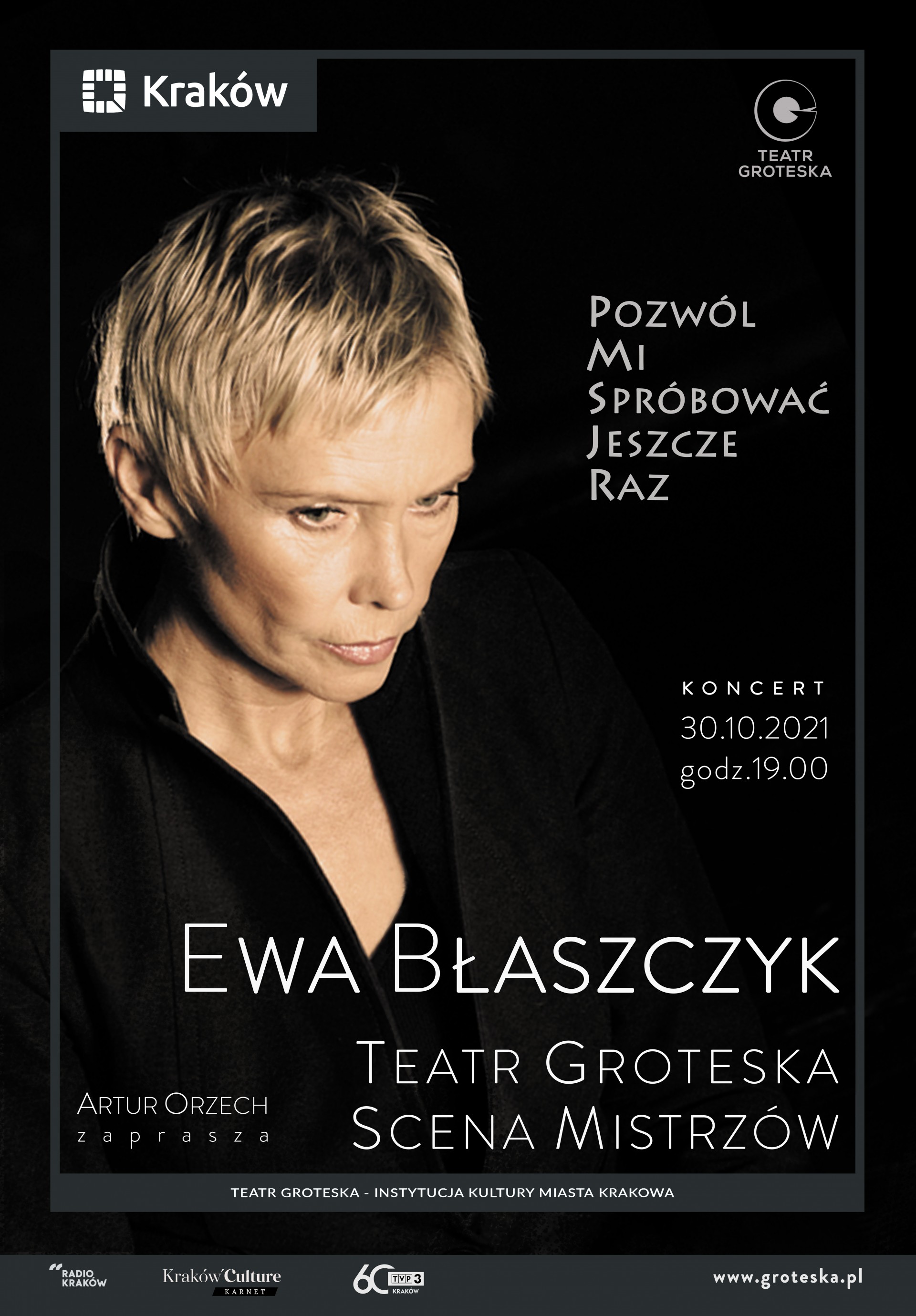 Scena Mistrzów: koncert Ewy Błaszczyk „Pozwól mi spróbować jeszcze raz”