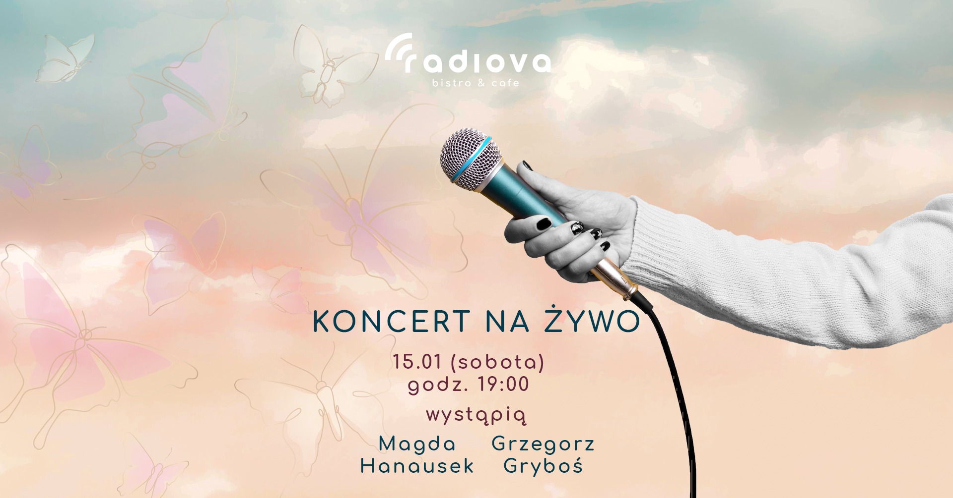 Koncert na żywo w Radiovej - Magda Hanausek oraz Grzegorz Gryboś