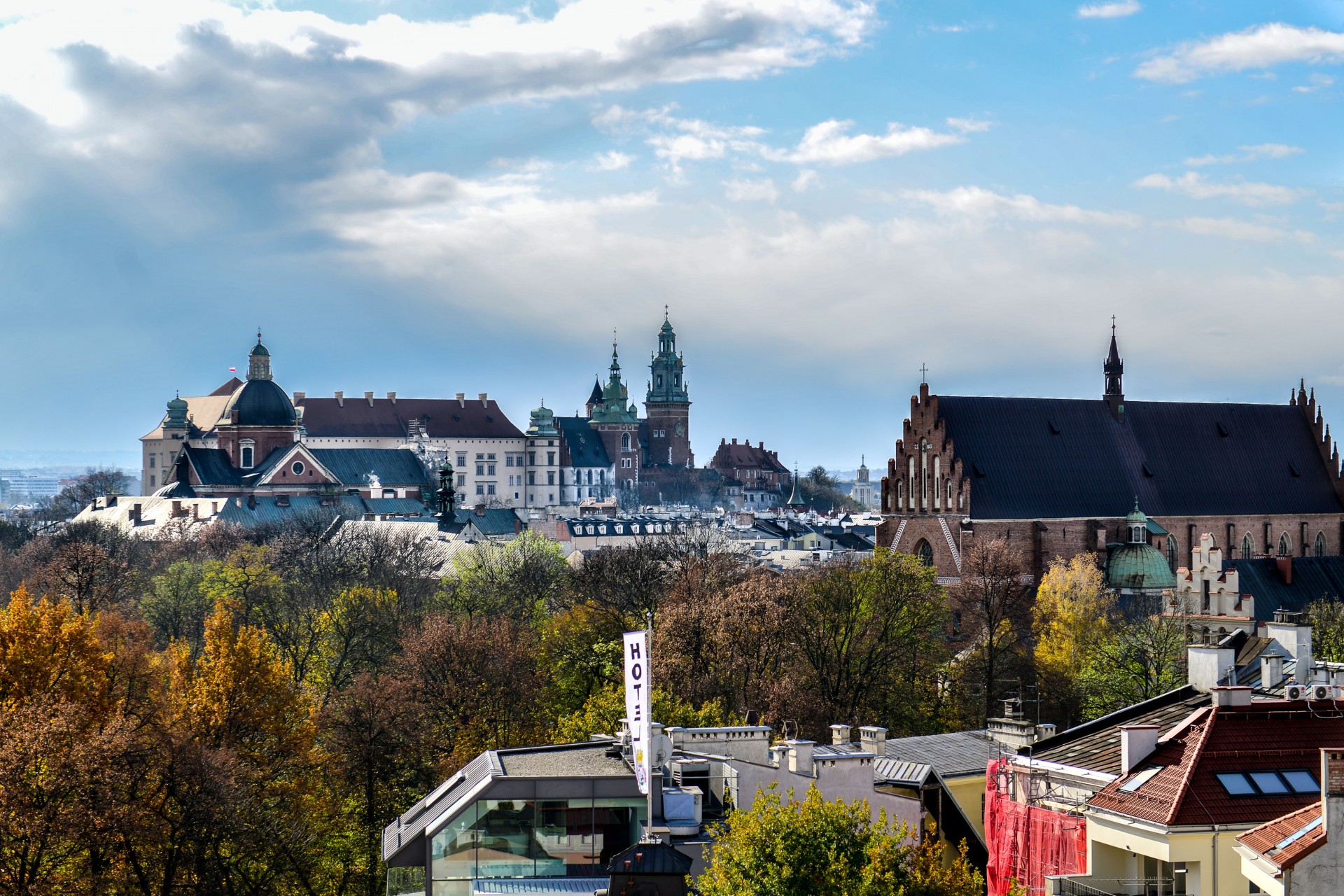 Kraków widziany z tarasów, balkonów i wzniesień