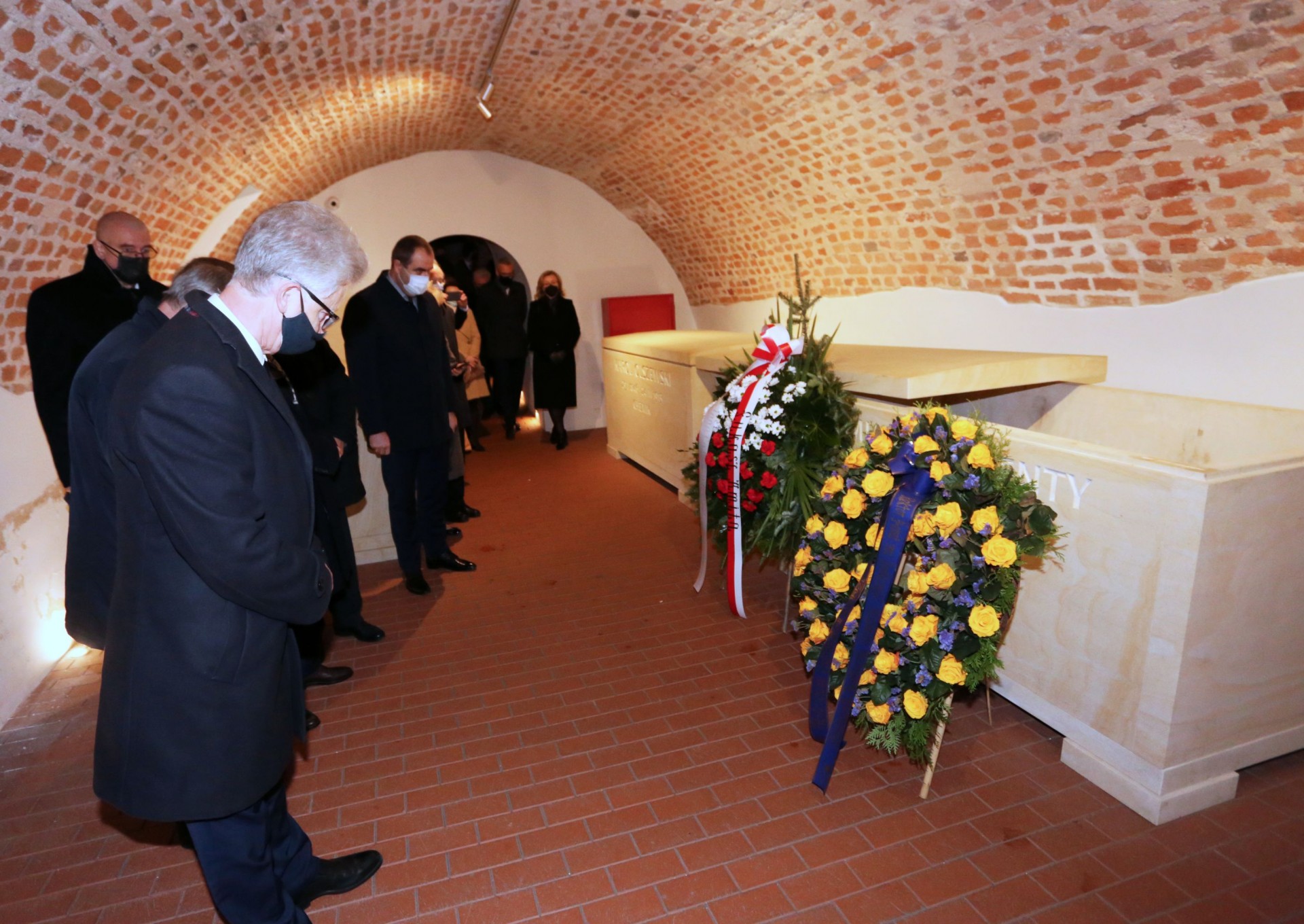 Doczesne szczątki prof. Zygmunta Wróblewskiego złożone w Panteonie Narodowym