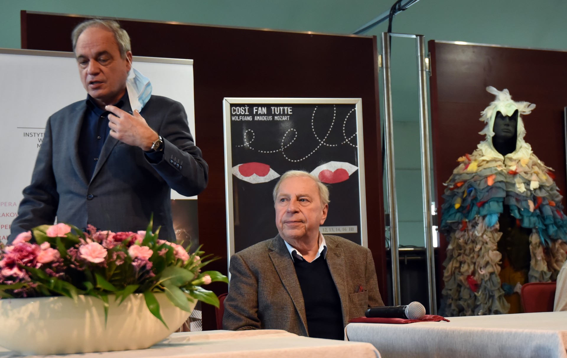 Przed premierą spektaklu w reżyserii Jerzego Stuhra, fot. Marek Lasyk
